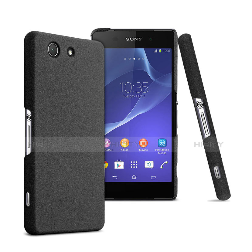 Coque Plastique Rigide Mat pour Sony Xperia Z3 Compact Noir Plus