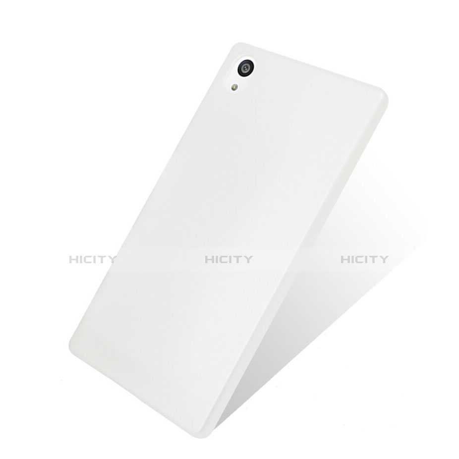 Coque Plastique Rigide Mat pour Sony Xperia Z5 Blanc Plus