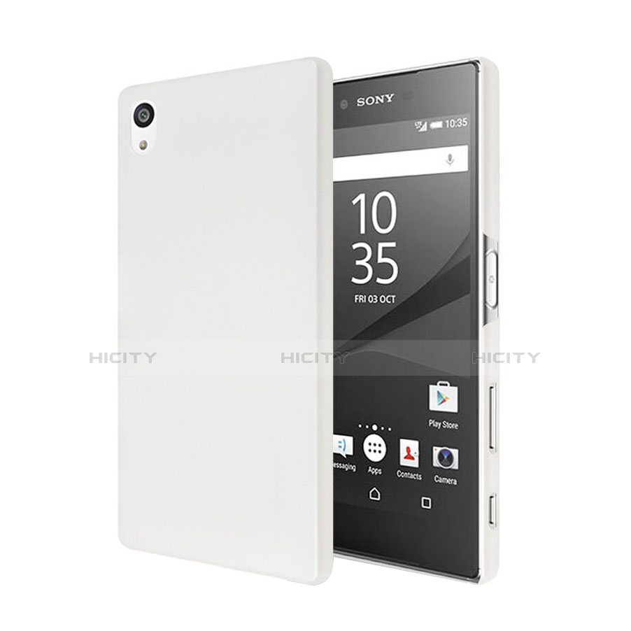 Coque Plastique Rigide Mat pour Sony Xperia Z5 Blanc Plus