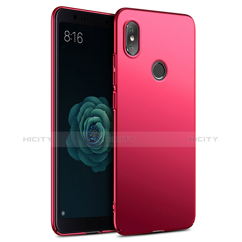 Coque Plastique Rigide Mat pour Xiaomi Mi 6X Rouge Plus