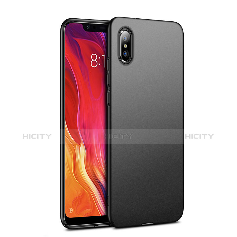 Coque Plastique Rigide Mat pour Xiaomi Mi 8 Explorer Noir Plus