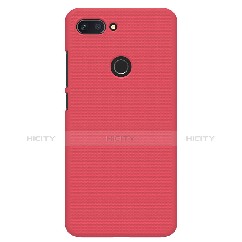 Coque Plastique Rigide Mat pour Xiaomi Mi 8 Lite Rouge Plus