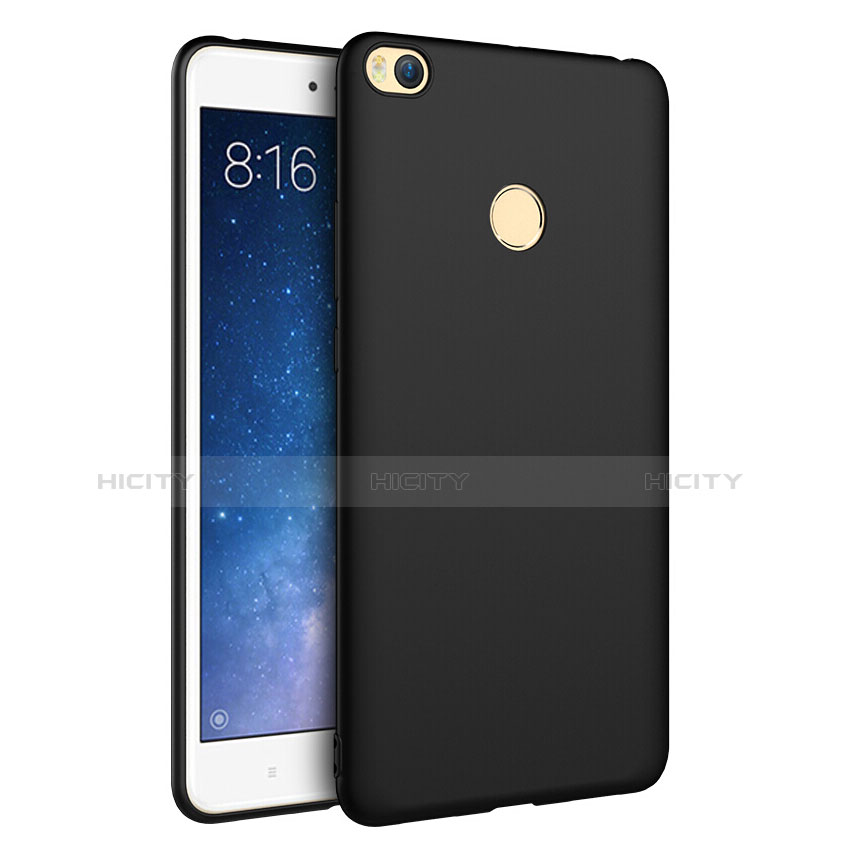 Coque Plastique Rigide Mat pour Xiaomi Mi Max 2 Noir Plus