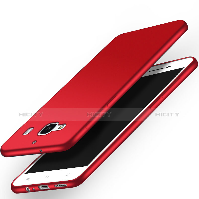 Coque Plastique Rigide Mat pour Xiaomi Redmi 2 Rouge Plus