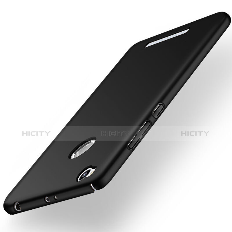 Coque Plastique Rigide Mat pour Xiaomi Redmi 3 Pro Noir Plus