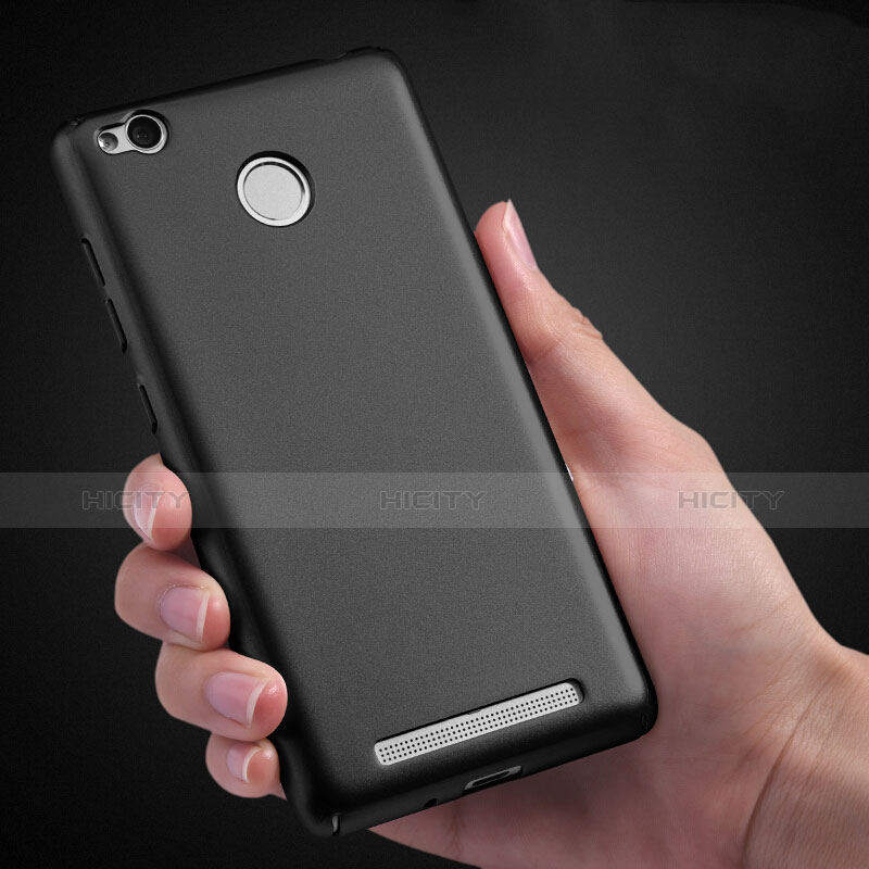 Coque Plastique Rigide Mat pour Xiaomi Redmi 3 Pro Noir Plus