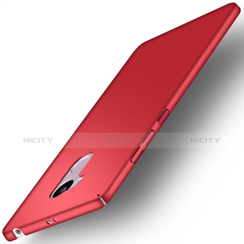 Coque Plastique Rigide Mat pour Xiaomi Redmi 4 Prime High Edition Rouge Plus