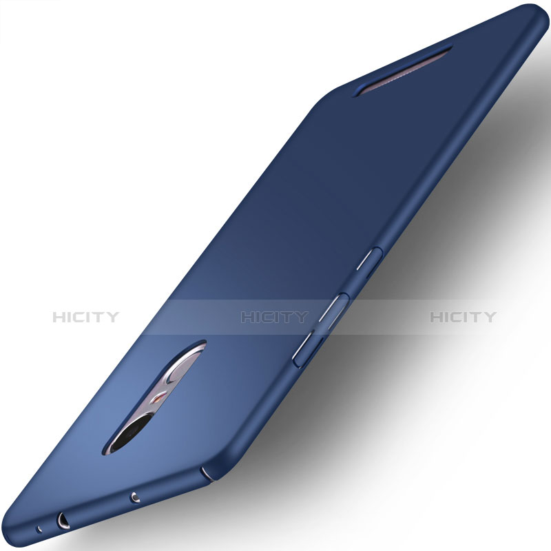 Coque Plastique Rigide Mat pour Xiaomi Redmi Note 3 MediaTek Bleu Plus
