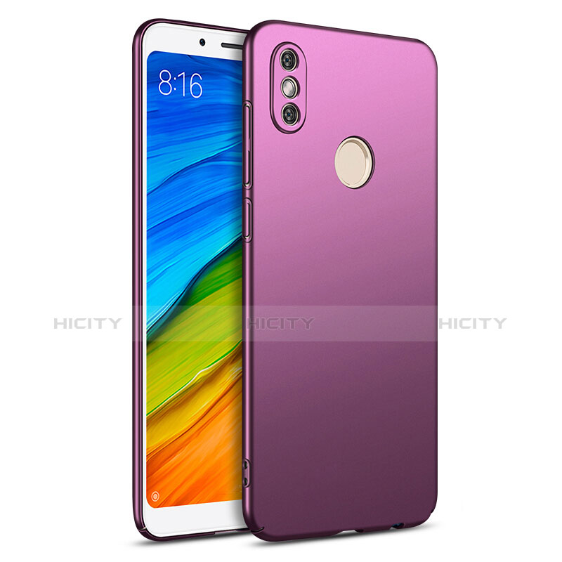 Coque Plastique Rigide Mat pour Xiaomi Redmi Note 5 AI Dual Camera Violet Plus