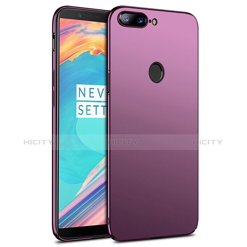 Coque Plastique Rigide Mat R02 pour OnePlus 5T A5010 Violet Plus