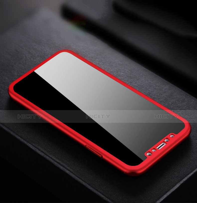 Coque Plastique Rigide Mat S02 pour Apple iPhone Xs Max Rouge Plus