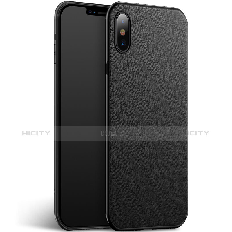 Coque Plastique Rigide Mat Serge pour Apple iPhone Xs Max Noir Plus