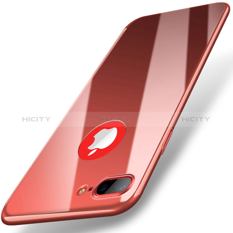 Coque Plastique Rigide Miroir pour Apple iPhone 8 Plus Rouge Plus