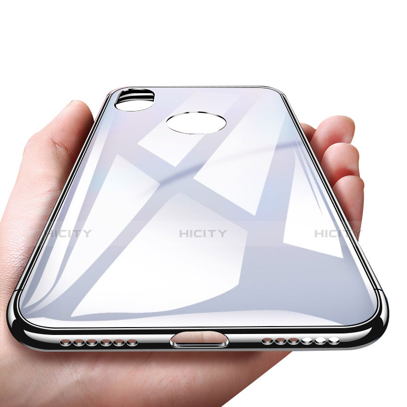 Coque Plastique Rigide Miroir pour Apple iPhone X Blanc Plus