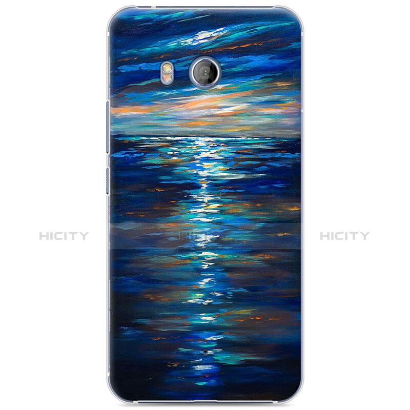 Coque Plastique Rigide Ocean pour HTC U11 Bleu Plus