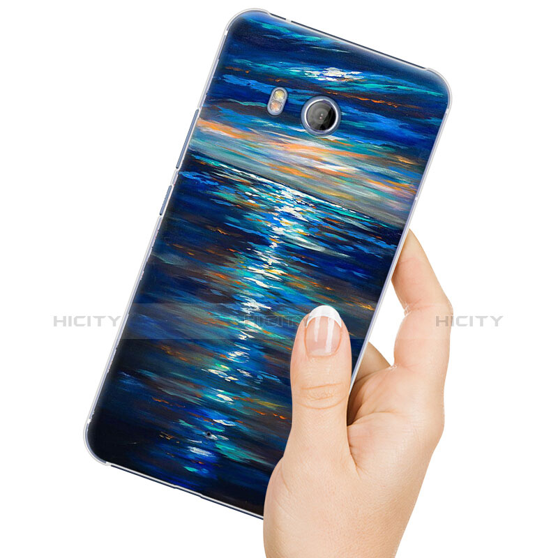 Coque Plastique Rigide Ocean pour HTC U11 Bleu Plus