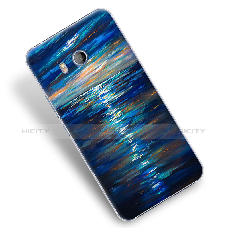 Coque Plastique Rigide Ocean pour HTC U11 Bleu Plus