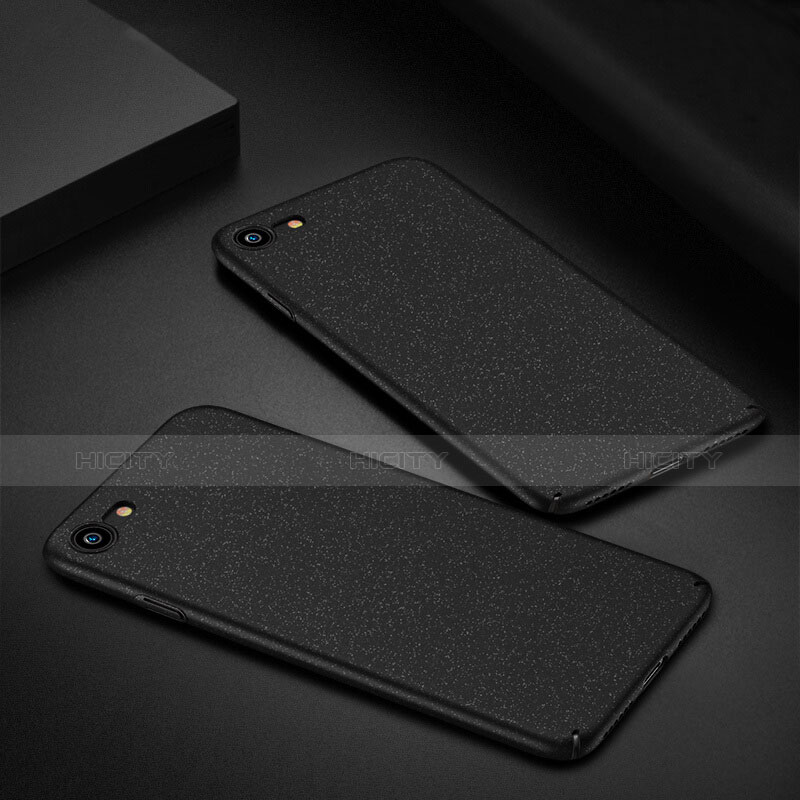 Coque Plastique Rigide Sables Mouvants pour Apple iPhone 7 Noir Plus