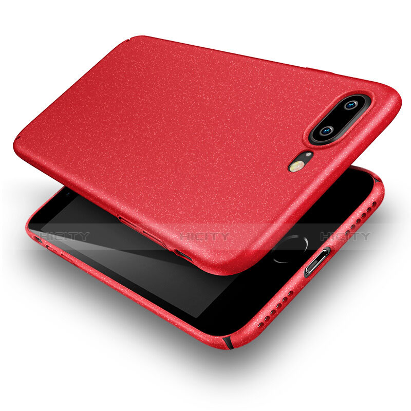 Coque Plastique Rigide Sables Mouvants pour Apple iPhone 7 Plus Rouge Plus