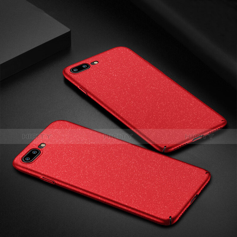 Coque Plastique Rigide Sables Mouvants pour Apple iPhone 7 Plus Rouge Plus