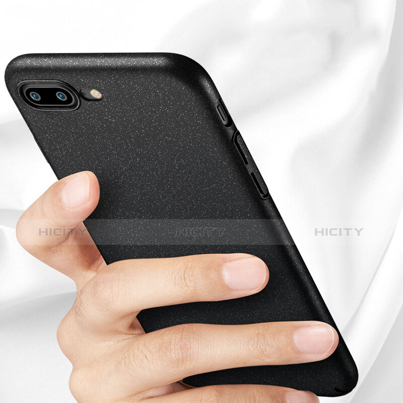 Coque Plastique Rigide Sables Mouvants pour Apple iPhone 8 Plus Noir Plus