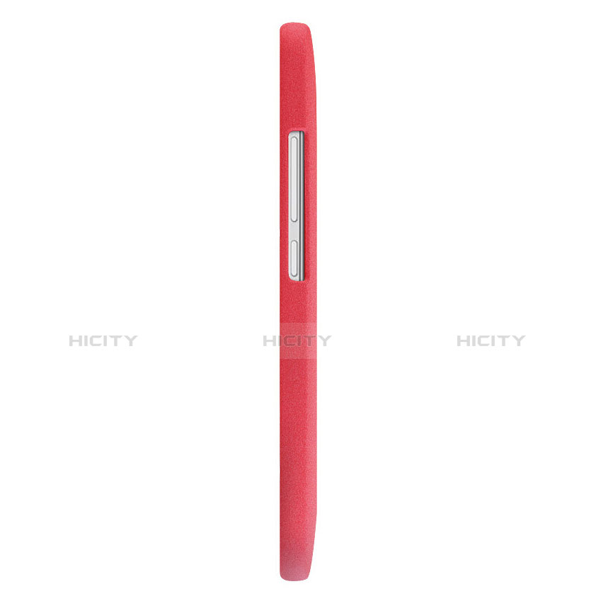 Coque Plastique Rigide Sables Mouvants pour Huawei Ascend GX1 Rouge Plus