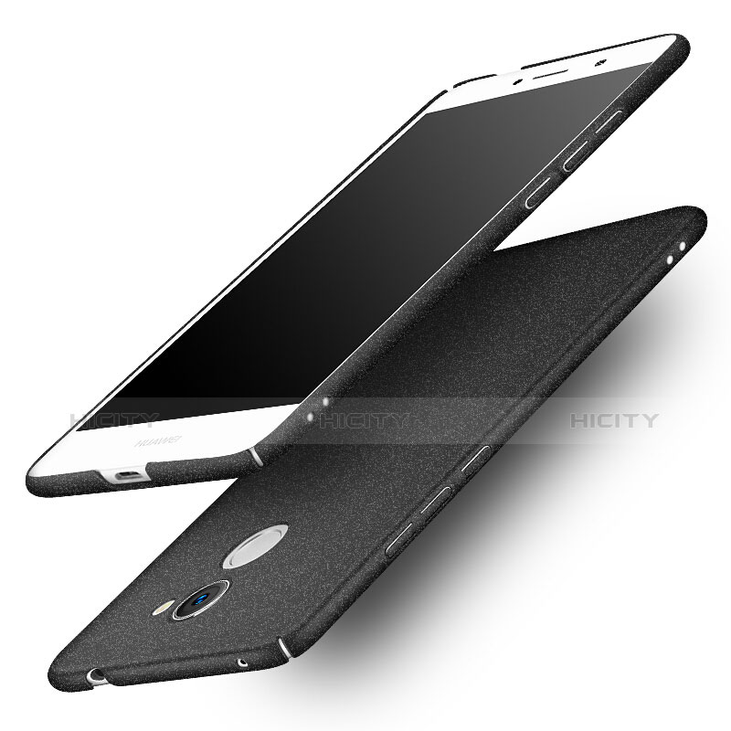 Coque Plastique Rigide Sables Mouvants pour Huawei Enjoy 7 Plus Noir Plus