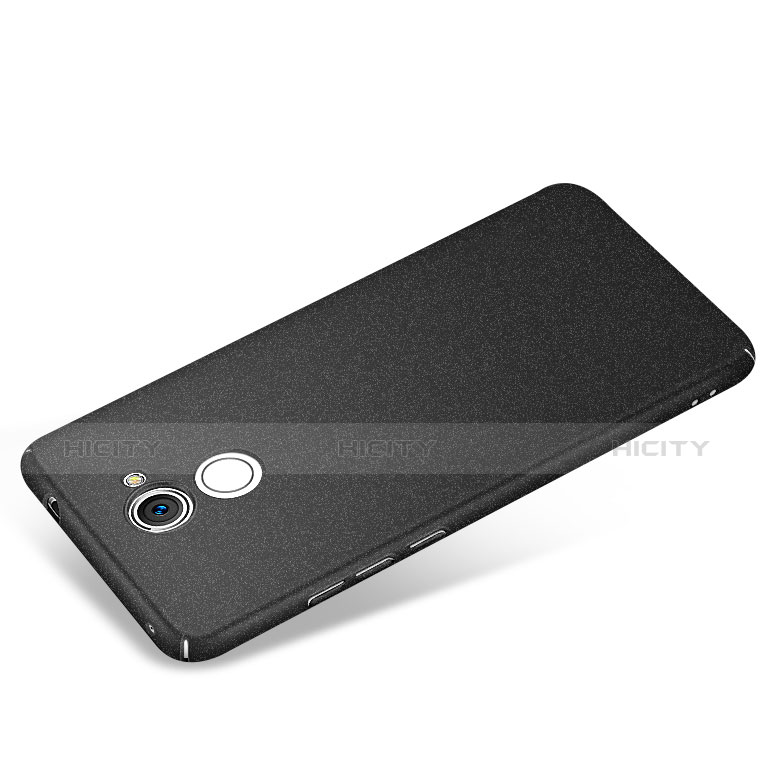 Coque Plastique Rigide Sables Mouvants pour Huawei Enjoy 7 Plus Noir Plus