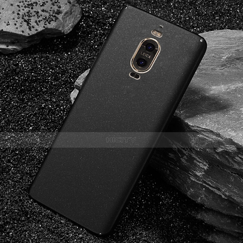 Coque Plastique Rigide Sables Mouvants pour Huawei Mate 9 Pro Noir Plus