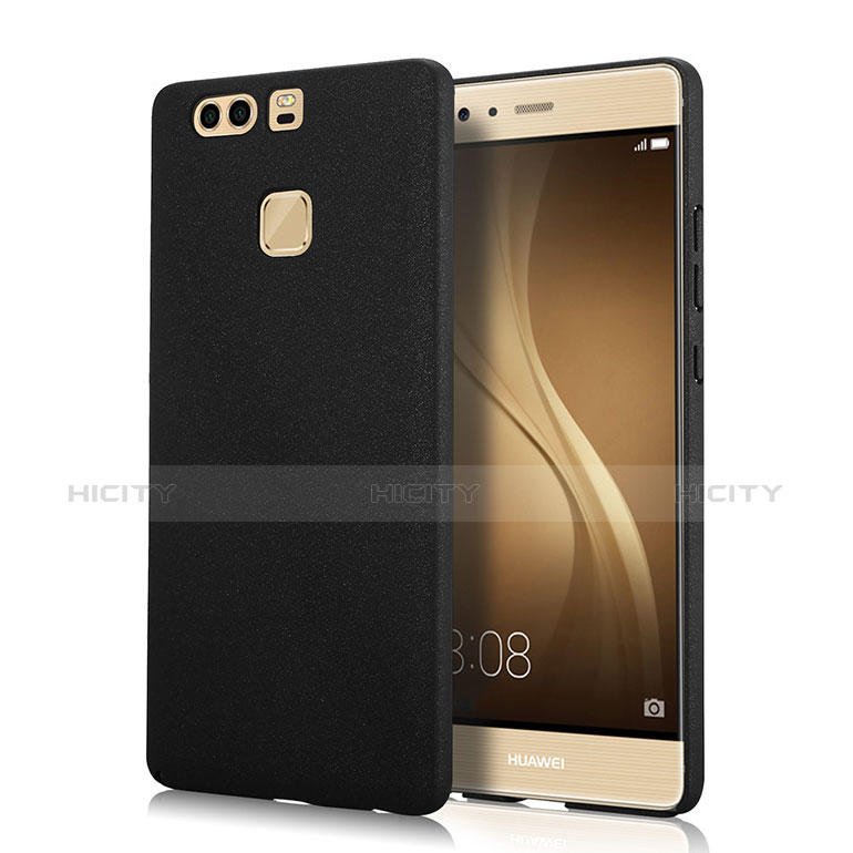 Coque Plastique Rigide Sables Mouvants pour Huawei P9 Noir Plus