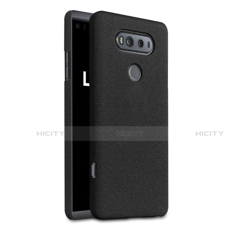 Coque Plastique Rigide Sables Mouvants pour LG V20 Noir Plus