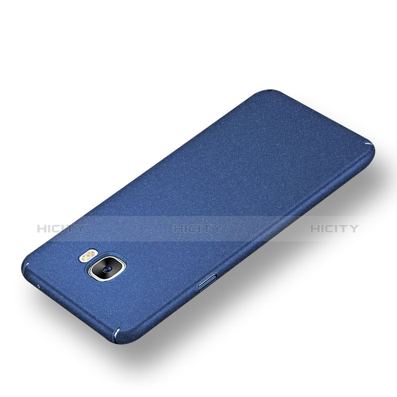 Coque Plastique Rigide Sables Mouvants pour Samsung Galaxy C5 SM-C5000 Bleu Plus