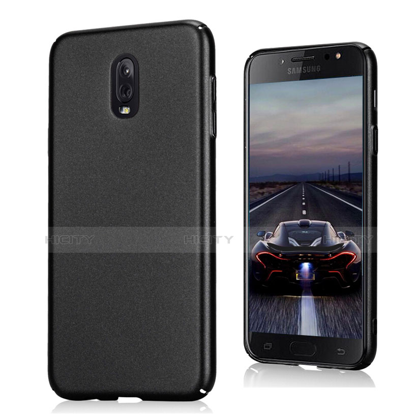 Coque Plastique Rigide Sables Mouvants pour Samsung Galaxy C7 (2017) Noir Plus