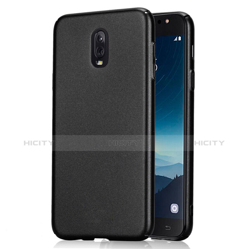 Coque Plastique Rigide Sables Mouvants pour Samsung Galaxy C7 (2017) Noir Plus