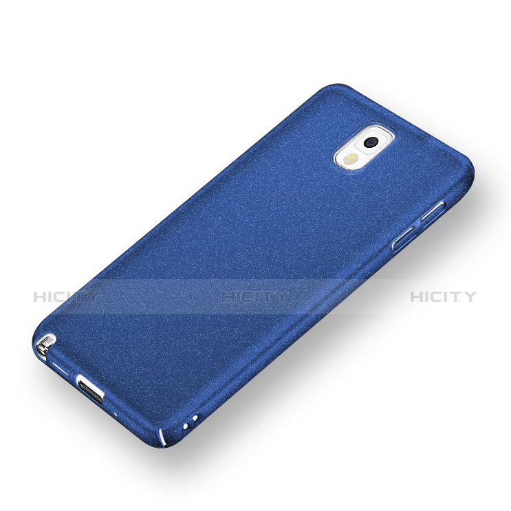 Coque Plastique Rigide Sables Mouvants pour Samsung Galaxy Note 3 N9000 Bleu Plus