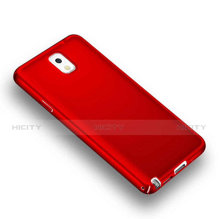 Coque Plastique Rigide Sables Mouvants pour Samsung Galaxy Note 3 N9000 Rouge Plus