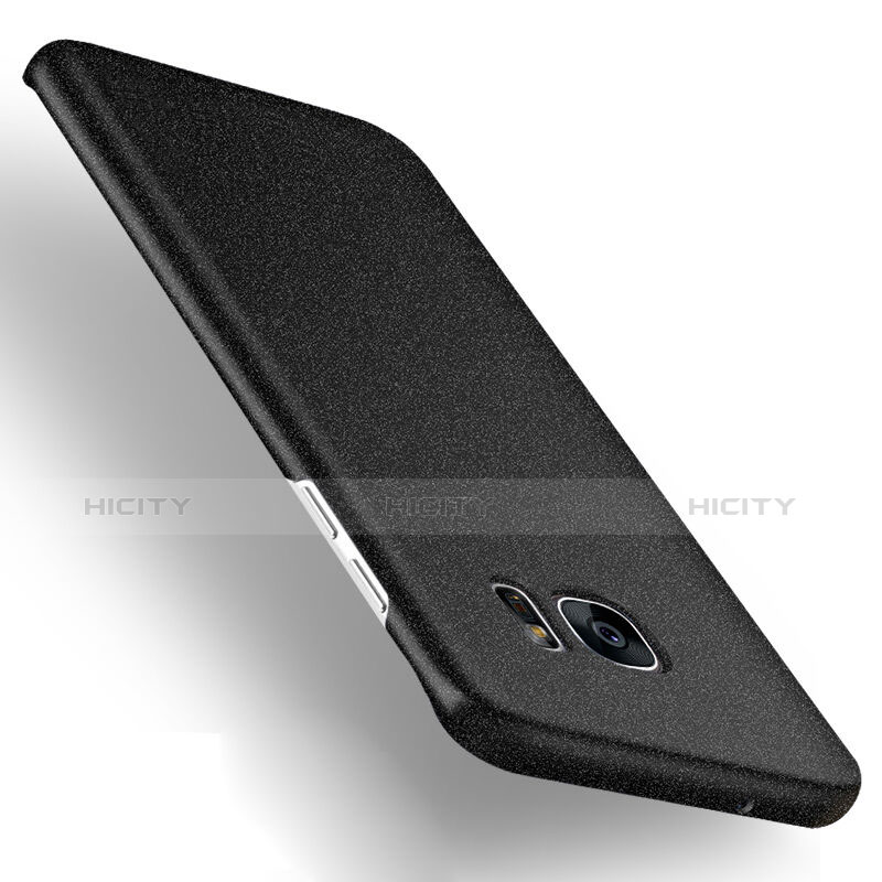 Coque Plastique Rigide Sables Mouvants pour Samsung Galaxy S7 Edge G935F Noir Plus