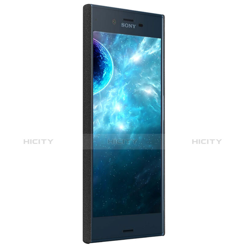 Coque Plastique Rigide Sables Mouvants pour Sony Xperia XZ Noir Plus