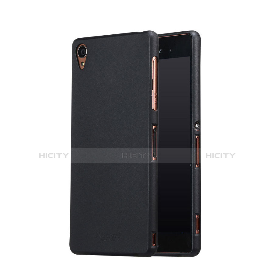 Coque Plastique Rigide Sables Mouvants pour Sony Xperia Z3 Noir Plus