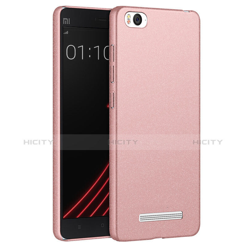 Coque Plastique Rigide Sables Mouvants pour Xiaomi Mi 4C Or Rose Plus