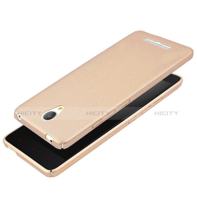 Coque Plastique Rigide Sables Mouvants pour Xiaomi Redmi Note 2 Or Plus