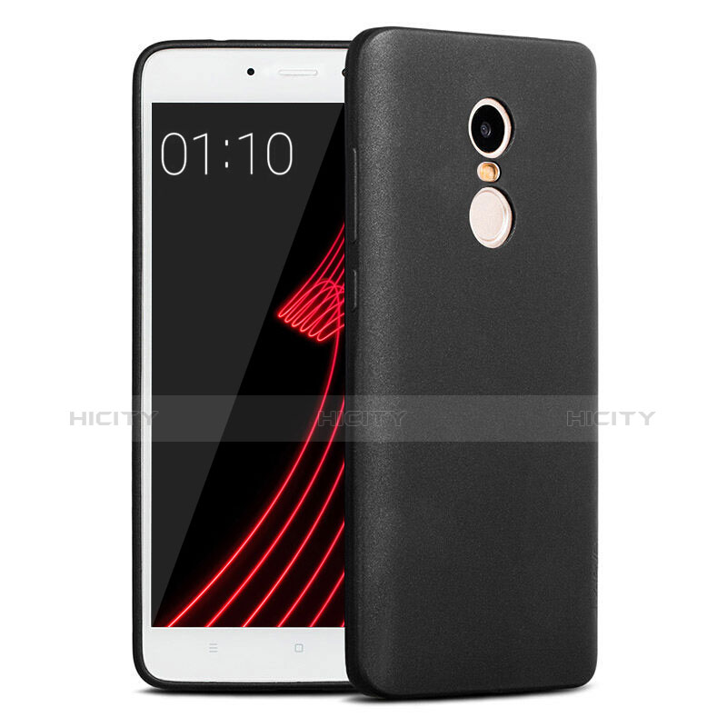 Coque Plastique Rigide Sables Mouvants pour Xiaomi Redmi Note 4 Standard Edition Noir Plus