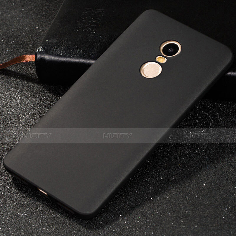 Coque Plastique Rigide Sables Mouvants pour Xiaomi Redmi Note 4 Standard Edition Noir Plus