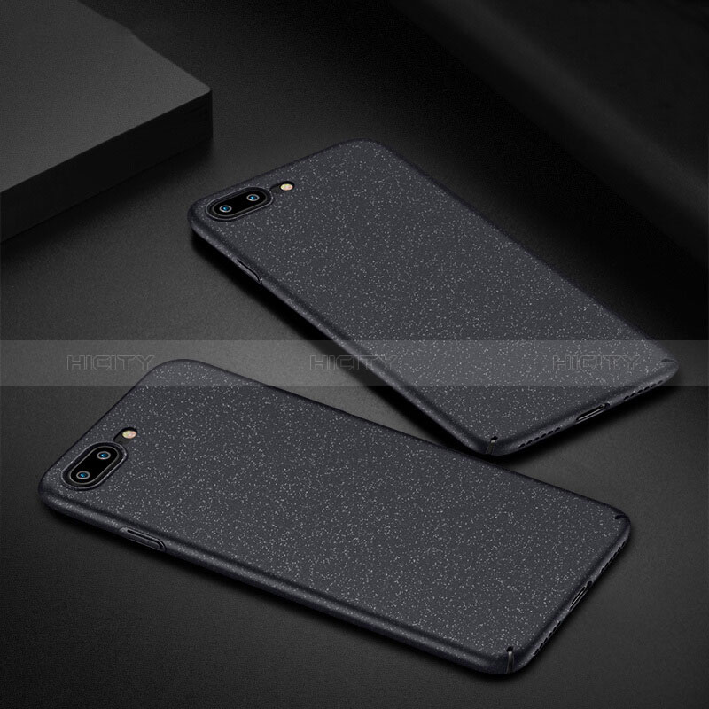 Coque Plastique Rigide Sables Mouvants Q01 pour Apple iPhone 8 Plus Noir Plus