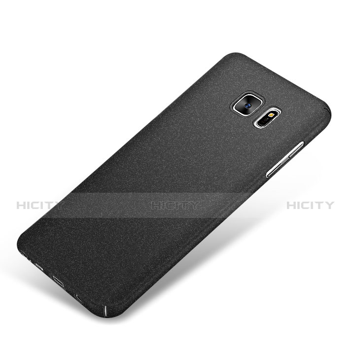 Coque Plastique Rigide Sables Mouvants Q01 pour Samsung Galaxy Note 5 N9200 N920 N920F Noir Plus