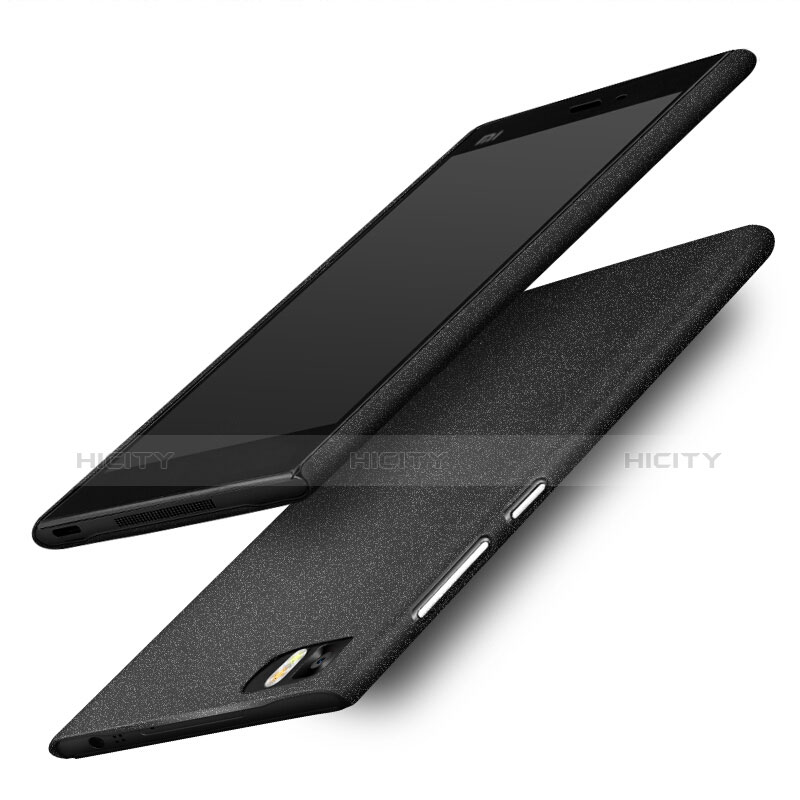 Coque Plastique Rigide Sables Mouvants Q01 pour Xiaomi Mi 3 Noir Plus