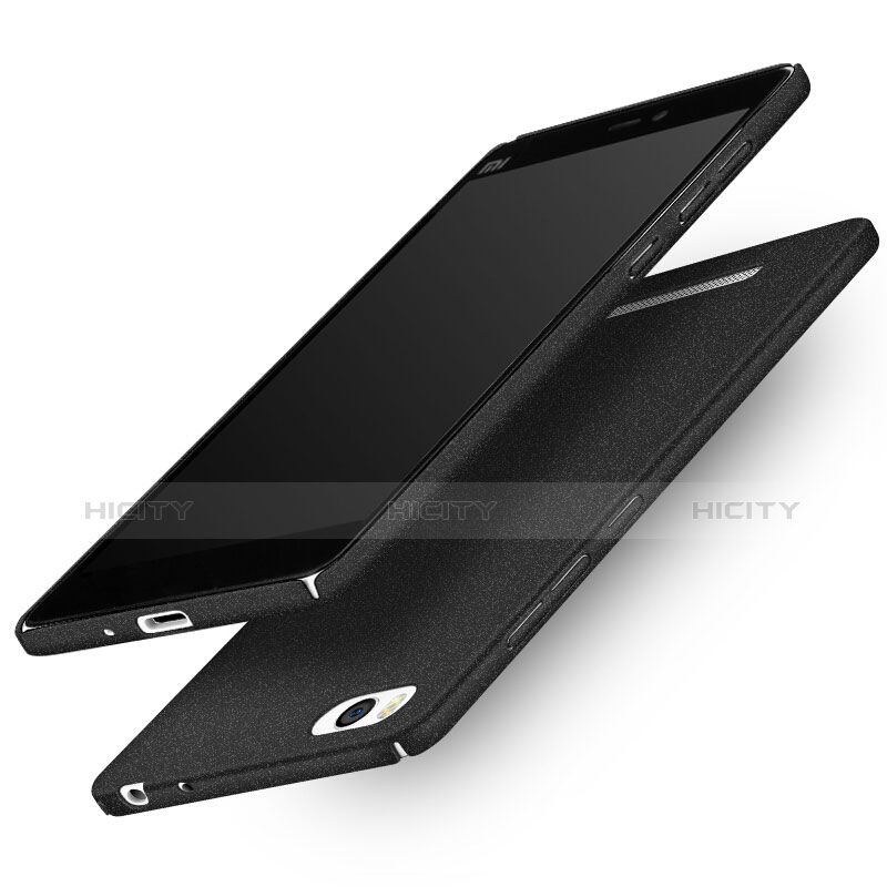 Coque Plastique Rigide Sables Mouvants Q01 pour Xiaomi Mi 4C Noir Plus