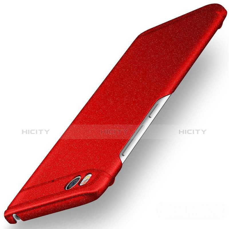 Coque Plastique Rigide Sables Mouvants Q01 pour Xiaomi Mi 5S 4G Rouge Plus