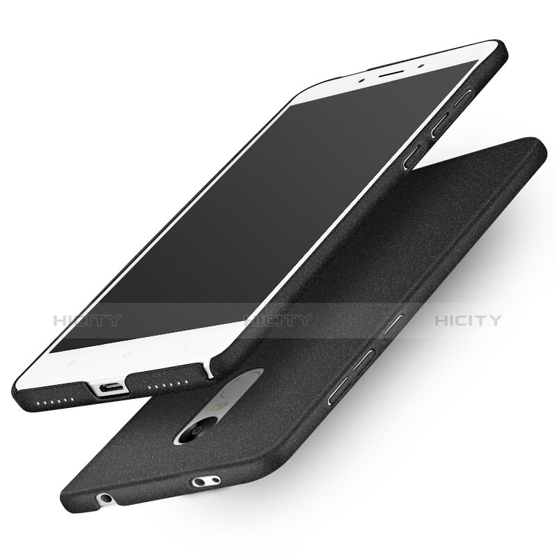 Coque Plastique Rigide Sables Mouvants Q01 pour Xiaomi Redmi Note 4 Standard Edition Noir Plus