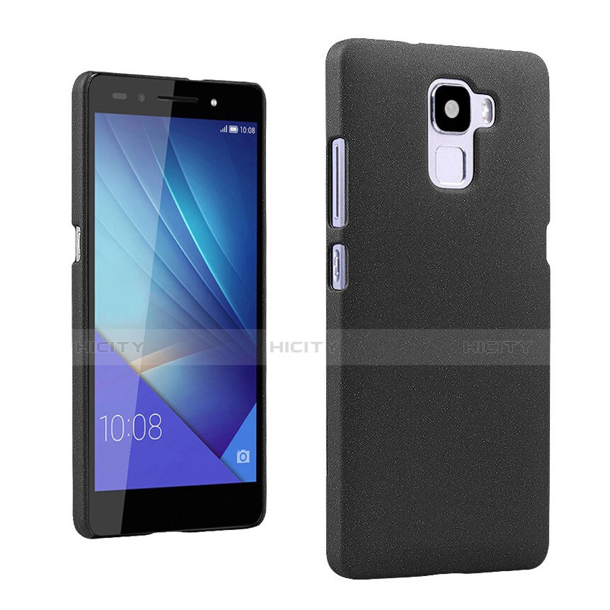 Coque Plastique Rigide Sables Mouvants R01 pour Huawei Honor 7 Noir Plus